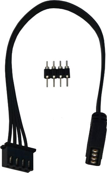 Actual product image Alphacool Ice matrix connection cable to 4pin RGB - 10cm