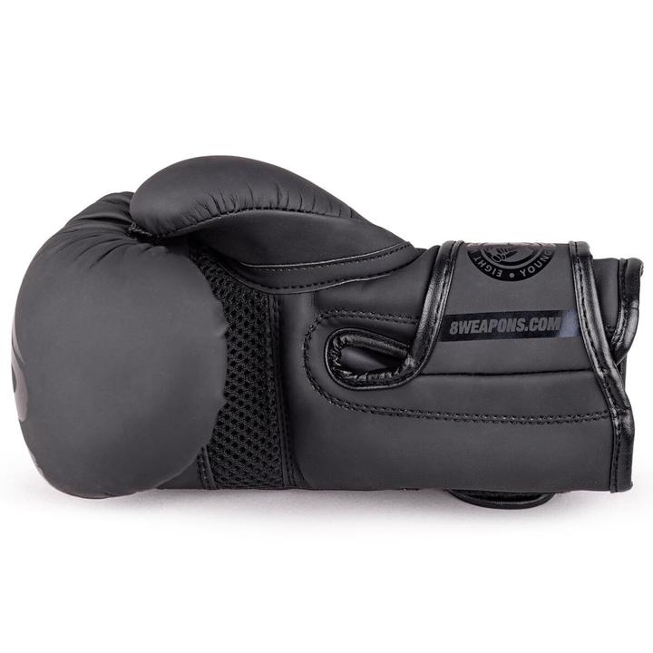 Actual product image 8Weapons Boxing Gloves, Kids, Unlimited 2.0, black-black, 2 Oz