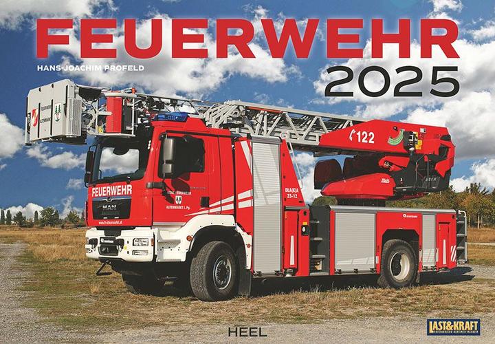 Feuerwehr Kalender 2025 Wandkalender (Deutsch)