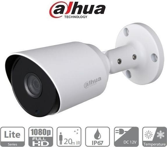 Produktbild Dahua CAMERA HDCVI 1080P IR BULLET/HAC-HFW1200T-0280B (1920 x 1080 Pixels)