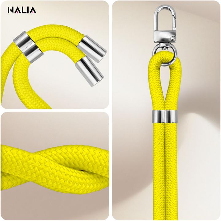 Actual product image Nalia HoldMe Lanyard Handykette – Universal Trageband für Smartphones - Verstellbar, Soft & Elastisch