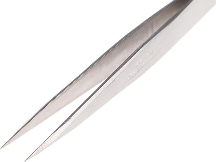 Image du produit Weller Erem Pincette Erem en acier inoxydable Résistante aux acides, pointe droite, pointue, 120 mm