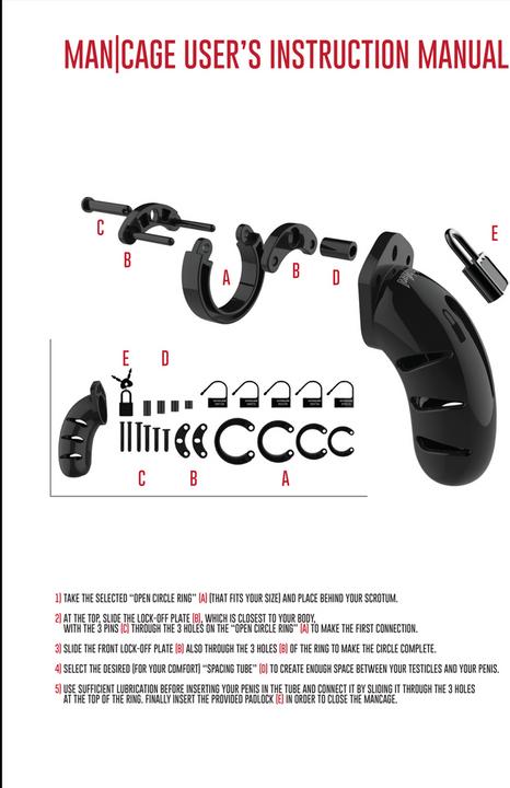 Actual product image ManCage Model 13
