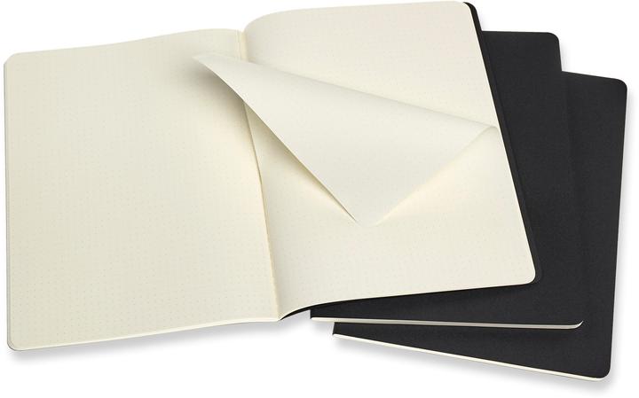 Actual product image Moleskine Cahier XL (19 x 25 cm, Dotted, Soft cover)