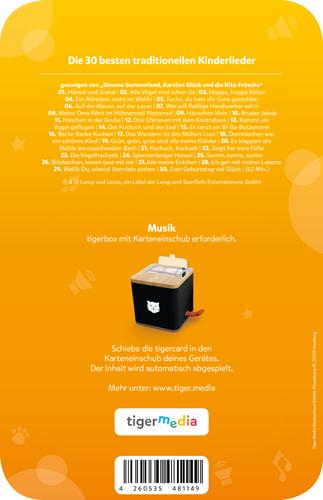 Actual product image Tigermedia The 30 best traditional children's songs (German)