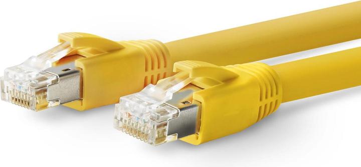 Vivolink PROCAT60 Netzwerkkabel 60 m Cat6a F/FTP (FFTP) Gelb (F/FTP, CAT6a, 60 m)