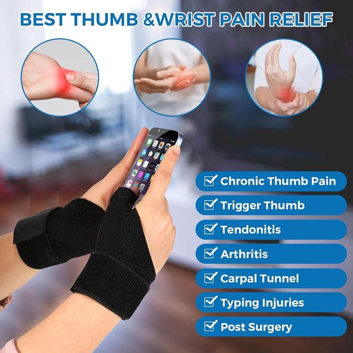 Actual product image Cbx Breathable thumb support, thumb orthosis, wrist support for left-handers (One size)