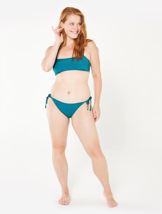 Produktbild Olaian Bikini-Oberteil Damen Bandeau strukturiert Laura Folk blau (70 B)