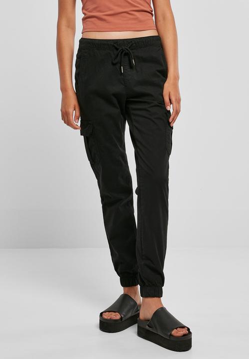 Actual product image Urban Classics Ladies High Waist Cargo Jogging Pants (4XL)