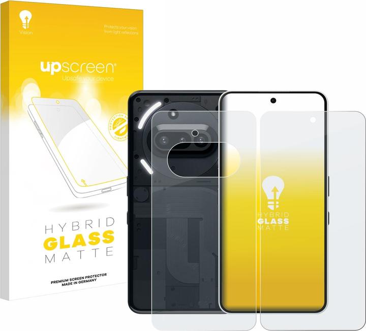 Produktbild upscreen Schutzglas Schutzfolie Displayschutz Display Schutz Glas Folie matt (1 Stück, Nothing Phone (3a) Pro)