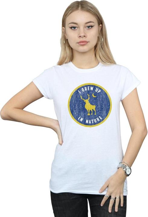 Actual product image Disney Womens/Ladies Frozen 2 Sven I Grew Up In Nature Cotton T-Shirt (S)