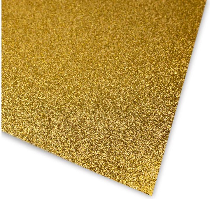 Actual product image Ursus Glitter cardboard A4, 300 g/m², 10 sheets, gold (300 g/m², 10 x)