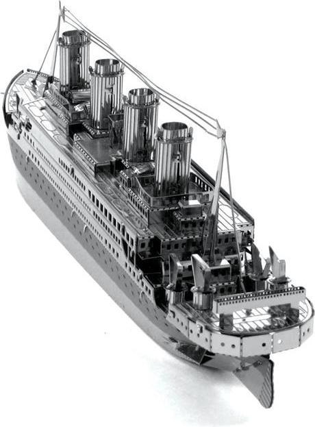Actual product image Metal Earth Titanic ship silver edition
