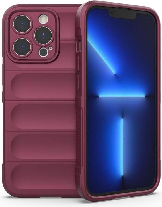 Hurtel Magic Shield Case for iPhone 13 Pro Max flexible armoured burgundy cover (Apple iPhone 13 Pro Max)