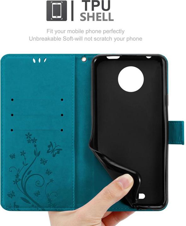 Productafbeelding Cadorabo Bloemen Boekomslag (Motorola Moto C)