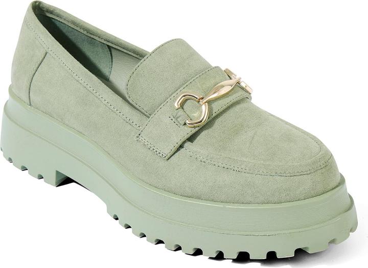 Actual product image Joe Browns Chunky Cleated Sole Microsuede Loafer (39)