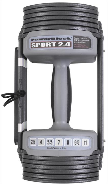 Actual product image PowerBlock Sport 2.4 pair of dumbbells (2 x 11 kg)
