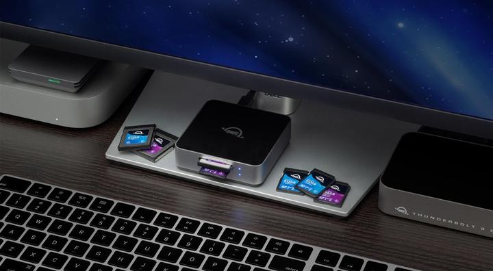 Produktbild OWC Atlas Dual CFexpress + SD Card Reader (USB 3.2 Gen 2, USB-C)