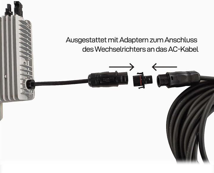 Produktbild Enjoy solar Balkonkraftwerk Set - MI600W (Halterung verstellbar) (600 W)