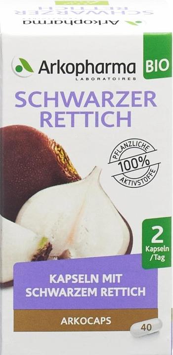 Produktbild Arkopharma Schwarzer Rettich (40 Stück, Kapseln, 40 g)
