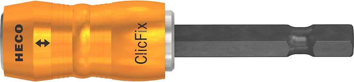 Heco ClicFix support à changement rapide, magnétique, avec logo, aluminium anodisé, 1 pièce sous blister