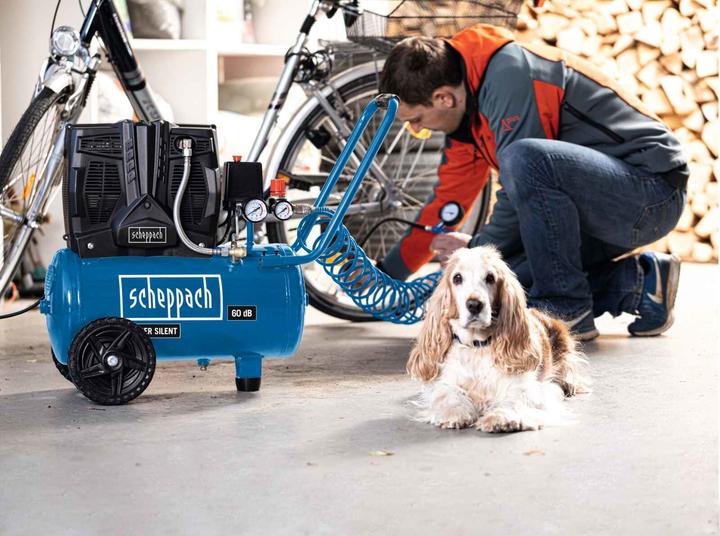 Actual product image Scheppach HC25si compressor (8 bar, 24 l)
