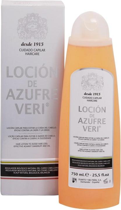 Produktbild Inteacosmetics AZUFRE VERI locion anti-caída 750 ml (750 ml)