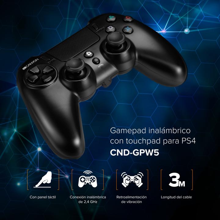 Productafbeelding Canyon Gamepad GP-W5 draadloos PS4 (PS4)
