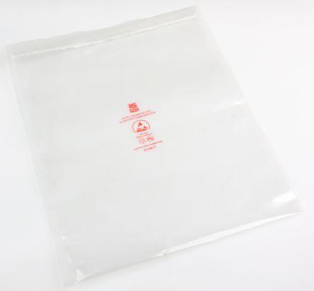 Produktbild Rs Pro Dissipative Clear Zip Bag,250x300mm,100 (100 Stück)