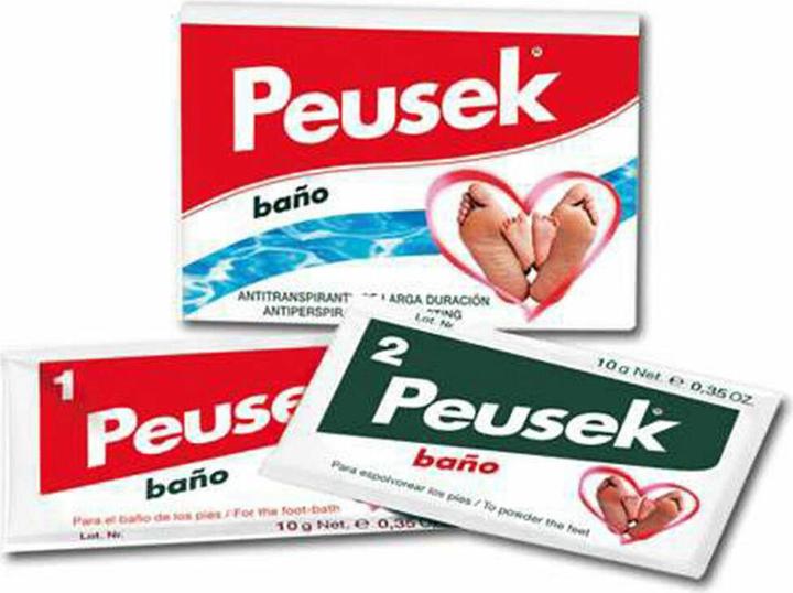 Produktbild Peusek Bao Antitranspirante Pies 2 Sobres 20 Gr