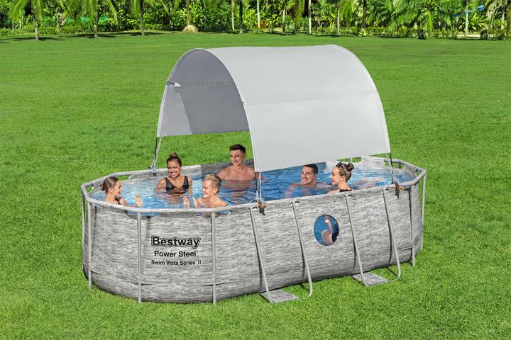 Actual product image Bestway Above Ground Pool Canopy Sunshade 2.11-3.44 m