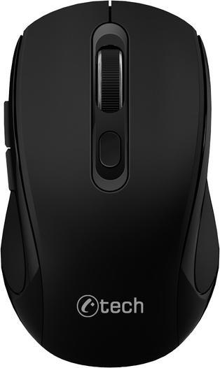 Actual product image C-Tech WLM-12BK/Ergonomick??/Optick??/Pro prav??ky/Bezdr??tov?? USB + Bluetooth/??ern?? (Wireless)