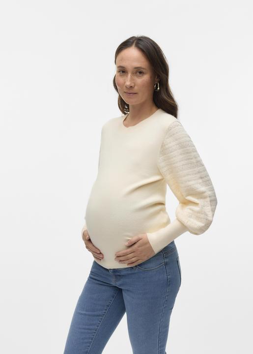 Produktbild Vero Moda Maternity Normal geschnitten Rundhals Lange Bündchen Pullover Gestricktes Oberteil (XL)