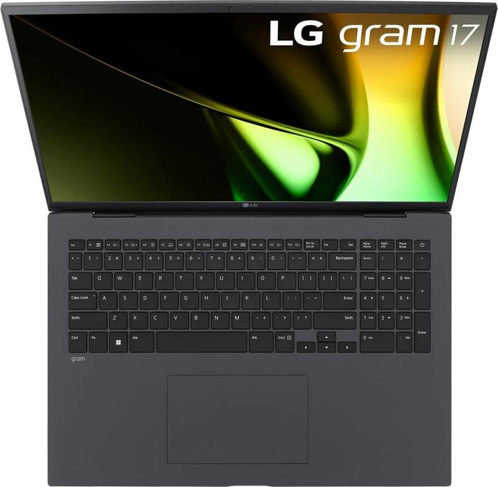 Actual product image LG gram 17" Core Ultra 7 155H 32GB/2TB SSD Win11 grey 17Z90S-G.AD7CG (17", Intel Core Ultra 7 155H, 32 GB, 2000 GB, DE)