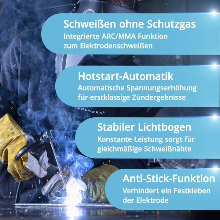 Produktbild Stahlwerk Digitales Schweissgerät AC/DC WIG 200 Puls Pro IGBT Inverter 200A