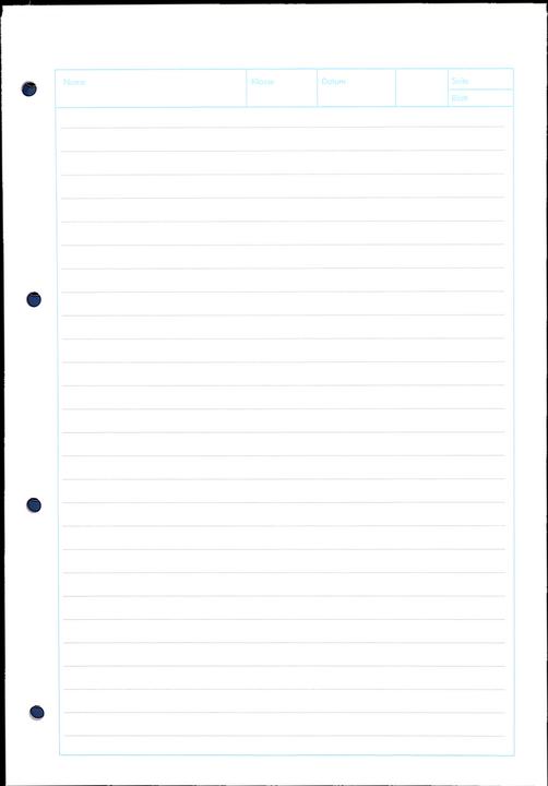 Produktbild Oxford Arbeitsblätterblock, A4, Lineatur 21 (A4, Liniert, Harter Einband)