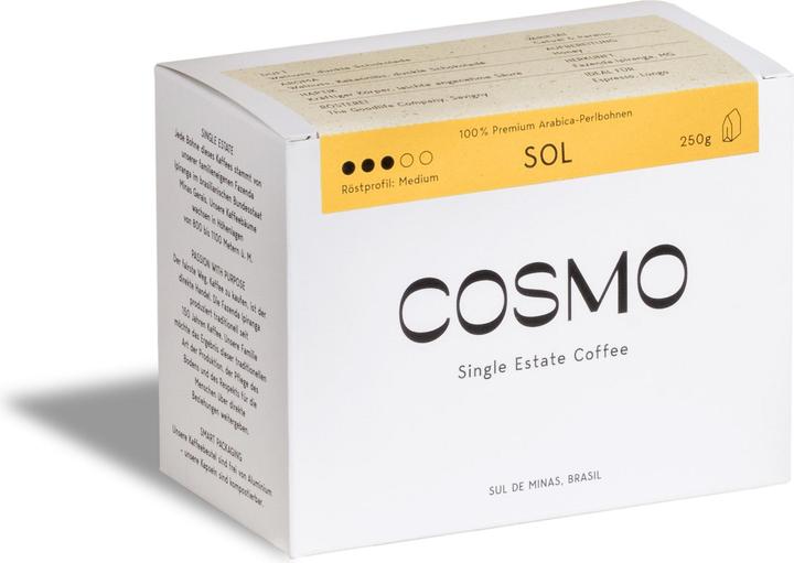 Produktbild Cosmo Coffee Single Estate Sol (250 g, Mittlere Röstung)