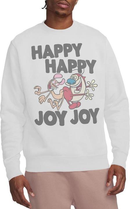 Image du produit Ren & Stimpy - Sweat HAPPY HAPPY JOY JOY - Adulte (XL)