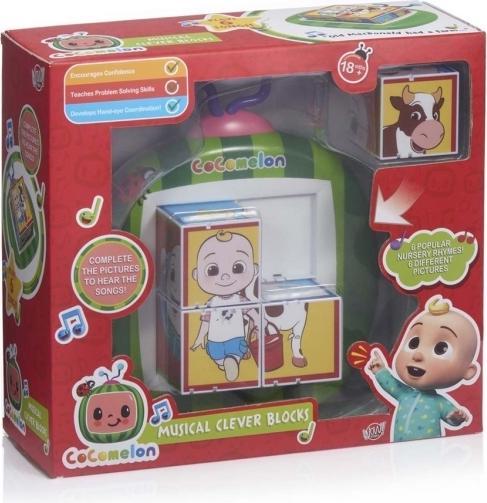 Produktbild Cocomelon Toys musikalische clevere Bausteine Vorschul-Lernspielzeug, das 6 Kinderlieder spiel