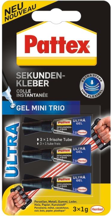 Actual product image Pattex Ultra Gel Mini Trio (1 g)