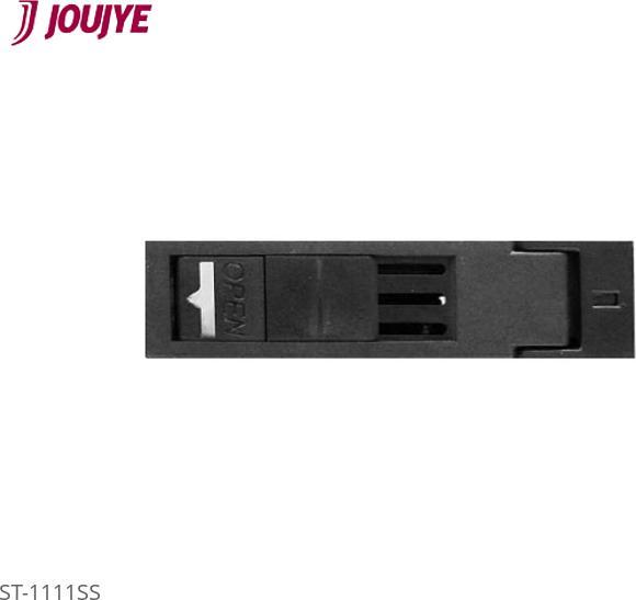 Produktbild Joujye ST-1111SS SATA mobile rack 8.9cm 3.5Zoll schwarz fuer 6.4cm 2.5Zoll HDD SATA SAS