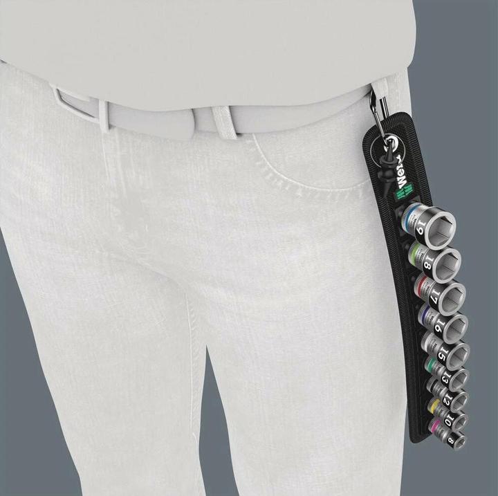 Produktbild Wera Belt B 1 Zyklop Steckschlüsseleinsatz-Satz (19 mm, 12 mm, 16 mm, 10 mm, 18 mm, 17 mm, 15 mm, 8 mm, 13 mm)