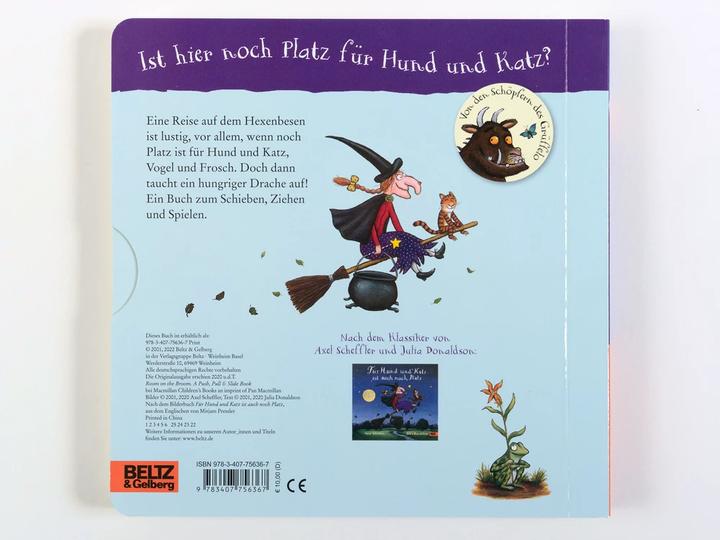 Image du produit Für Hund und Katz ist auch noch Platz (Allemand, Julia Donaldson, Axel Scheffler, 2022)