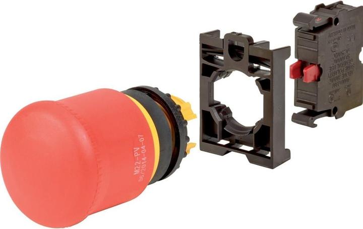 Image du produit Eaton Bouton d'arrêt d'urgence M22 PV K01 BVP 1NC IP66 pc.