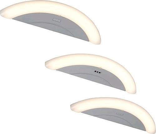 Immagine prodotto Böhmer apparecchio sottopensile LED argento con BWM Set di 3 IP 203x3,5W (350 lm)