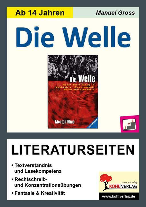Produktbild Die Welle - Literaturseiten (Deutsch, Manuel Gross, 2015)