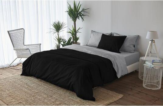 Actual product image Living Home UNI black (Pillowcase, 65 x 100 cm)