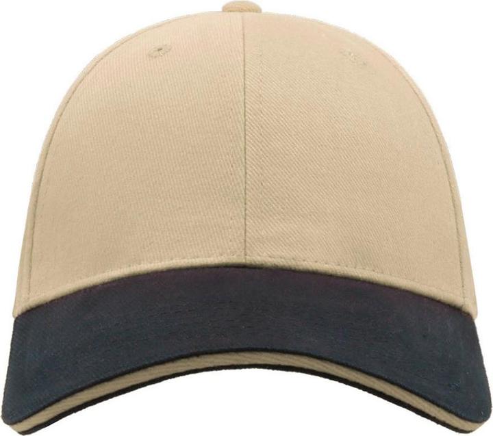 Produktbild Atlantis Liberty Baseballkappe mit 6 Paneelen aus gebürsteter Baumwolle (2 StückPackung) (One Size)