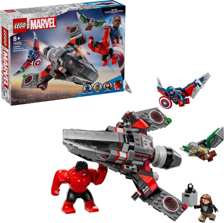 Image du produit LEGO Showdown zwischen Captain America und Red Hulk (76292, LEGO Marvel)