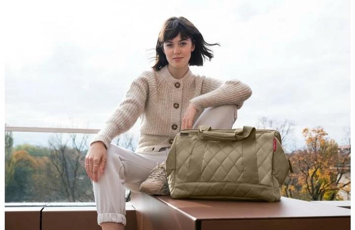 Actual product image reisenthel Shoulder Bag Allrounder M Rhombus Olive